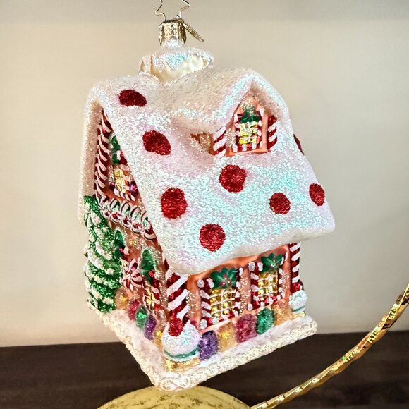 Christopher Radko Sweet Gingerbread House Ornament - Oversized - Picture 2 of 4